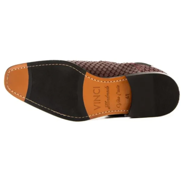 vinci_leather_the_orion_s_4-1.webp Sale Vinci Leather Shoes Vinci Leather The Orion Snakeskin Double Monk Strap Boot Burgundy