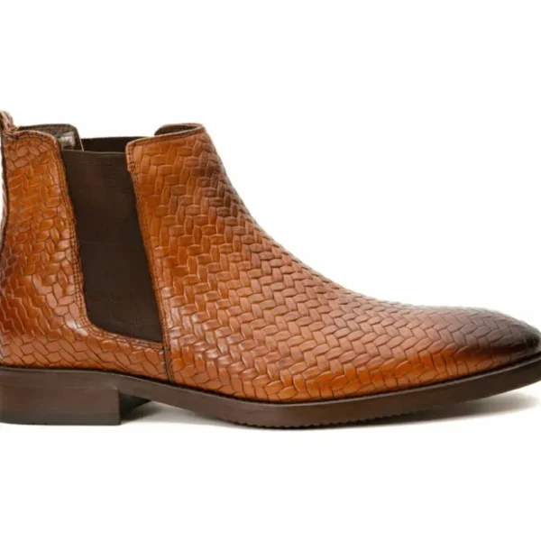 vinci_leather_the_oslo_br_0.webp Clearance Vinci Leather Shoes Vinci Leather The Oslo Leather Chelsea Boot (14137 T-5) Brown