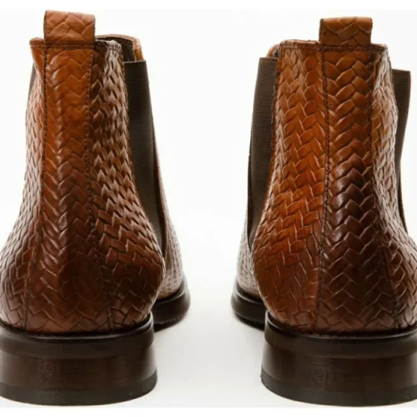 vinci_leather_the_oslo_br_3.webp Clearance Vinci Leather Shoes Vinci Leather The Oslo Leather Chelsea Boot (14137 T-5) Brown