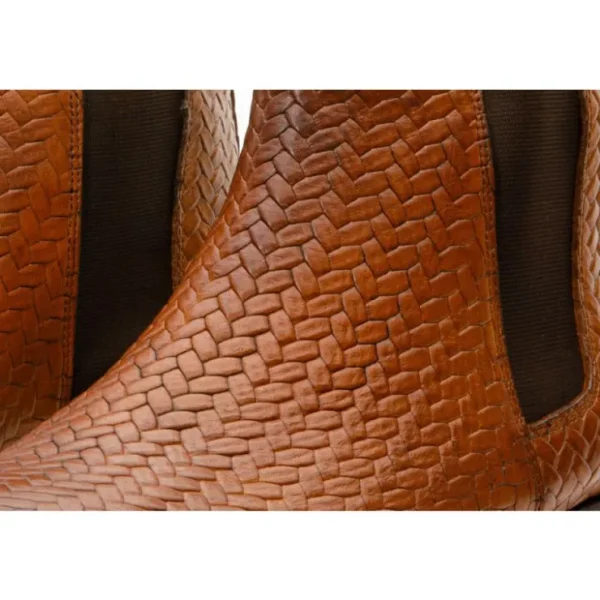 vinci_leather_the_oslo_br_4.webp Clearance Vinci Leather Shoes Vinci Leather The Oslo Leather Chelsea Boot (14137 T-5) Brown