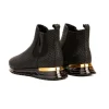 Online Vinci Leather Shoes Vinci Leather The Panther Leather Chelsea Boot Black