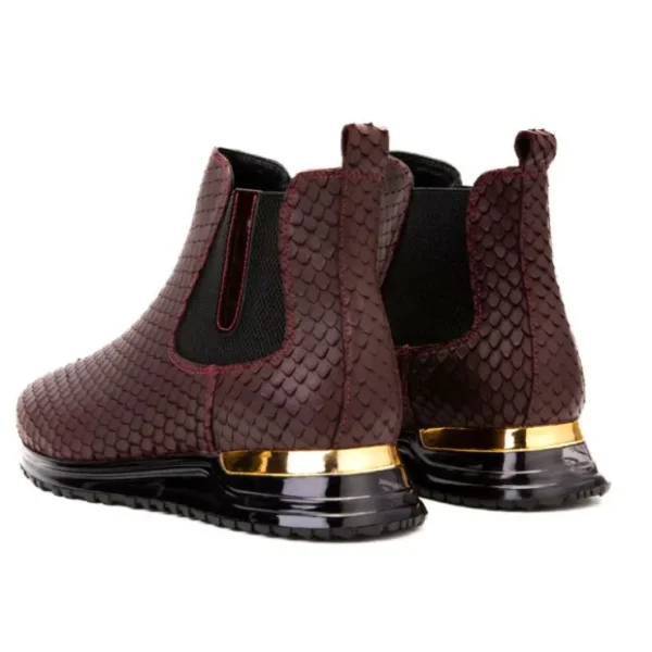vinci_leather_the_panther_3.webp Hot Vinci Leather Shoes Vinci Leather The Panther Leather Chelsea Boot Burgundy