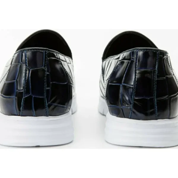 vinci_leather_the_parga_n_3.webp Fashion Vinci Leather Shoes Vinci Leather The Parga Leather Tassel Casual Loafer (15285) Navy