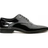 Shop Vinci Leather Shoes Vinci Leather The Paris Patent Plain Toe Oxford Shoe (10290) Black