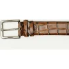 Fashion Vinci Leather Shoes Vinci Leather The Patton Color Calfskin Belt Brown
