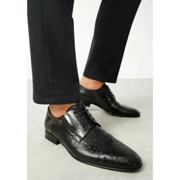 vinci_leather_the_porto_a_1.webp Cheap Vinci Leather Shoes Vinci Leather The Porto Alegre Leather Derby Shoe (10769) Black
