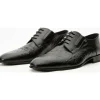 Cheap Vinci Leather Shoes Vinci Leather The Porto Alegre Leather Derby Shoe (10769) Black