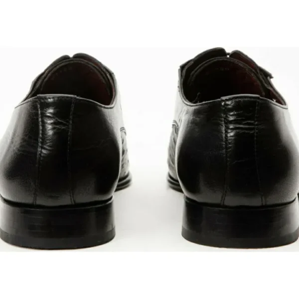 vinci_leather_the_porto_a_3.webp Cheap Vinci Leather Shoes Vinci Leather The Porto Alegre Leather Derby Shoe (10769) Black