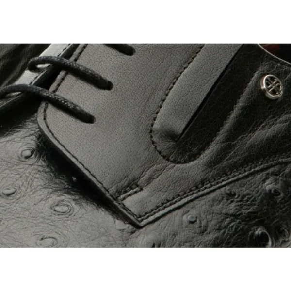 vinci_leather_the_porto_a_4.webp Cheap Vinci Leather Shoes Vinci Leather The Porto Alegre Leather Derby Shoe (10769) Black