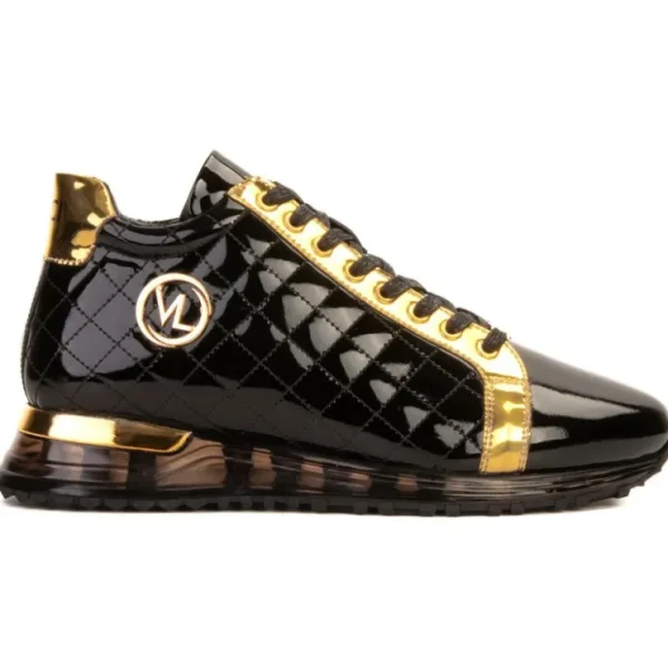 vinci_leather_the_prestig_0.webp Outlet Vinci Leather Shoes Vinci Leather The Prestige Limited Edition High-Top Sneaker Black & Gold