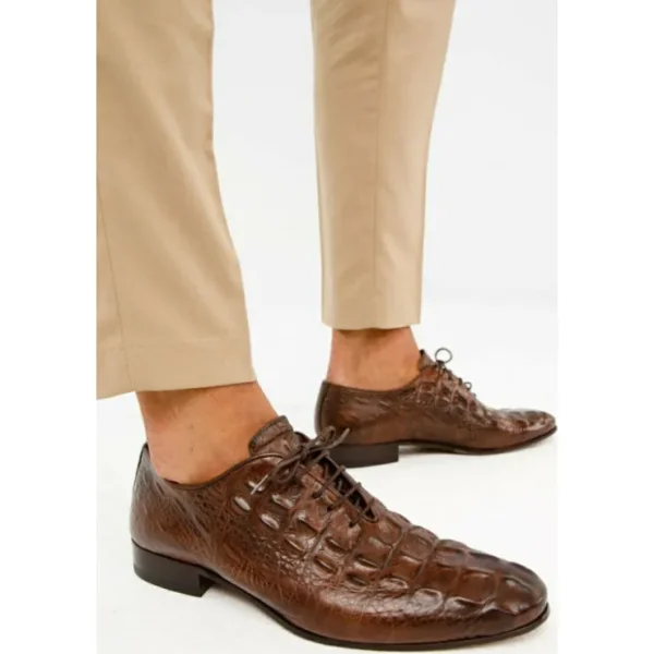 vinci_leather_the_randor__2-1.webp Fashion Vinci Leather Shoes Vinci Leather The Randor Leather Oxford Shoe (D-913) Brown