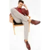 Flash Sale Vinci Leather Shoes Vinci Leather The Randor Leather Oxford Shoe (D-913) Burgundy
