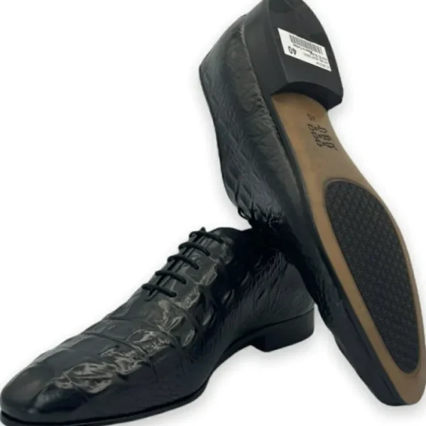 vinci_leather_the_randor__5.webp Fashion Vinci Leather Shoes Vinci Leather The Randor Leather Oxford Shoe (D-913) Black