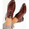 Flash Sale Vinci Leather Shoes Vinci Leather The Randor Leather Oxford Shoe (D-913) Burgundy