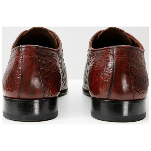 vinci_leather_the_randor__7-1.webp Flash Sale Vinci Leather Shoes Vinci Leather The Randor Leather Oxford Shoe (D-913) Burgundy