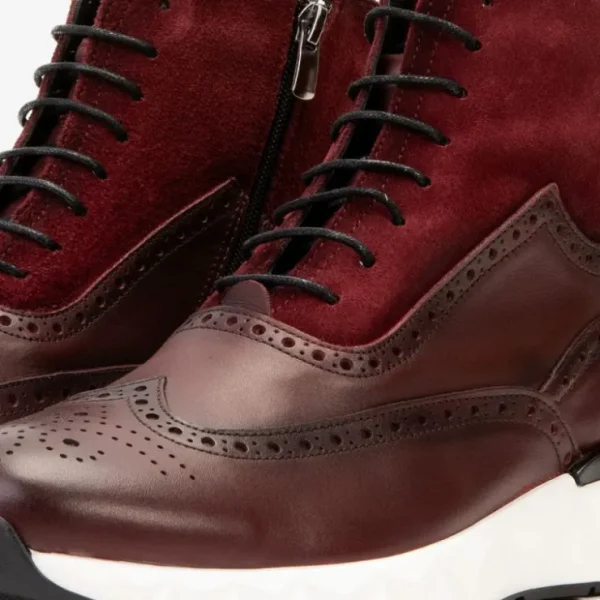 vinci_leather_the_regent__1.webp Sale Vinci Leather Shoes Vinci Leather The Regent Wingtip Boot Burgundy