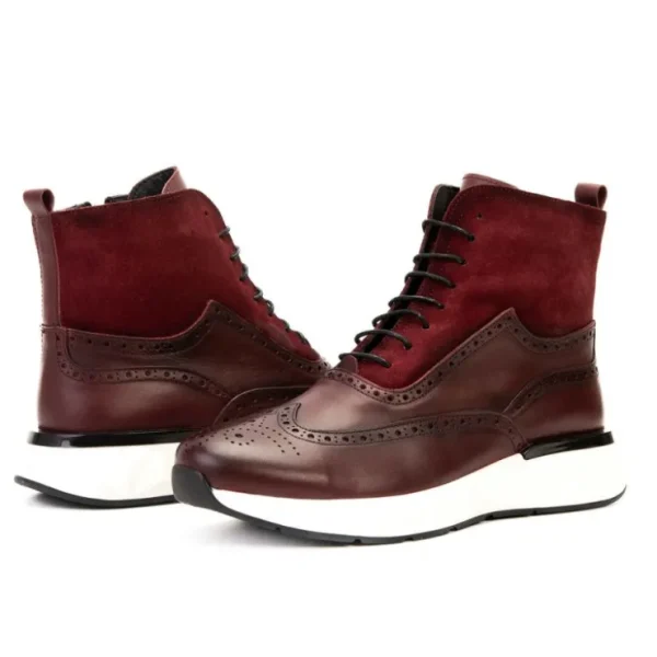 vinci_leather_the_regent__2.webp Sale Vinci Leather Shoes Vinci Leather The Regent Wingtip Boot Burgundy