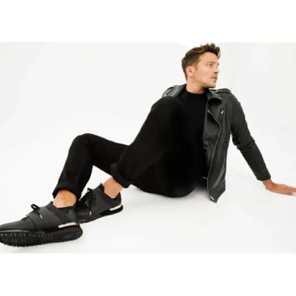 vinci_leather_the_reno_bl_1-1.webp Flash Sale Vinci Leather Shoes Vinci Leather The Reno Leather Sneaker (D-530) Black