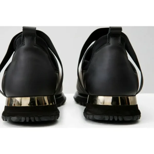 vinci_leather_the_reno_bl_14.webp Flash Sale Vinci Leather Shoes Vinci Leather The Reno Leather Sneaker (D-530) Black