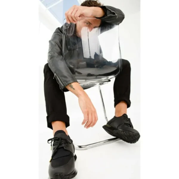 vinci_leather_the_reno_bl_3-1.webp Flash Sale Vinci Leather Shoes Vinci Leather The Reno Leather Sneaker (D-530) Black