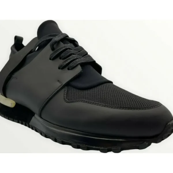 vinci_leather_the_reno_bl_5-1.webp Flash Sale Vinci Leather Shoes Vinci Leather The Reno Leather Sneaker (D-530) Black