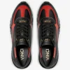 Cheap Vinci Leather Shoes Vinci Leather The Rialto Leather Sneaker Black / Red