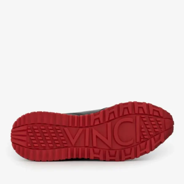 vinci_leather_the_rialto__4-1.webp Shop Vinci Leather Shoes Vinci Leather The Rialto Patent Leather Sneaker Black / Red