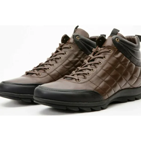 vinci_leather_the_riga_br_2.webp Flash Sale Vinci Leather Shoes Vinci Leather The Riga Suede Leather Casual Lace-up Boot (14138 K-9) Brown