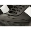Clearance Vinci Leather Shoes Vinci Leather The Rom Leather Sneaker (D-2168) Black