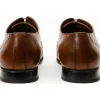 Best Vinci Leather Shoes Vinci Leather The Roma Leather Wingtip Oxford Shoe (10724) Brown