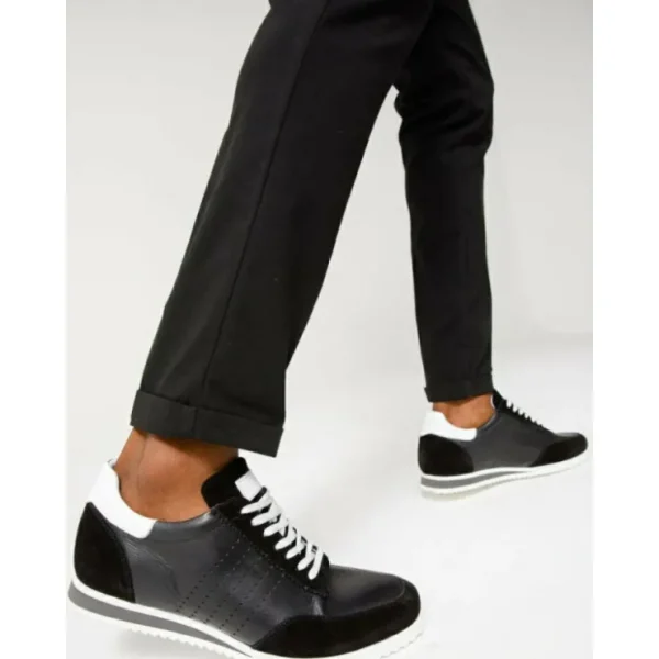 vinci_leather_the_rotello_6.webp Hot Vinci Leather Shoes Vinci Leather The Black Leather Sneaker (11108) Rotello