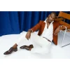 Online Vinci Leather Shoes Vinci Leather The Royal Hand Craft Wingtip Oxford Shoe (E-005) Brown