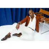 Online Vinci Leather Shoes Vinci Leather The Royal Hand Craft Wingtip Oxford Shoe (E-005) Brown