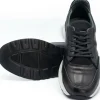 Cheap Vinci Leather Shoes Vinci Leather The San Salvador Leather Sneaker (11177) Black