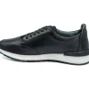 Cheap Vinci Leather Shoes Vinci Leather The San Salvador Leather Sneaker (11177) Black