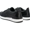 Cheap Vinci Leather Shoes Vinci Leather The San Salvador Leather Sneaker (11177) Black