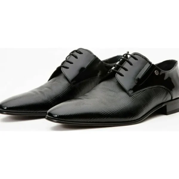 vinci_leather_the_san_sev_2.webp Cheap Vinci Leather Shoes Vinci Leather The San Severo Patent Leather Derby Shoe (2002) Black