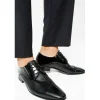 Cheap Vinci Leather Shoes Vinci Leather The San Severo Patent Leather Derby Shoe (2002) Black