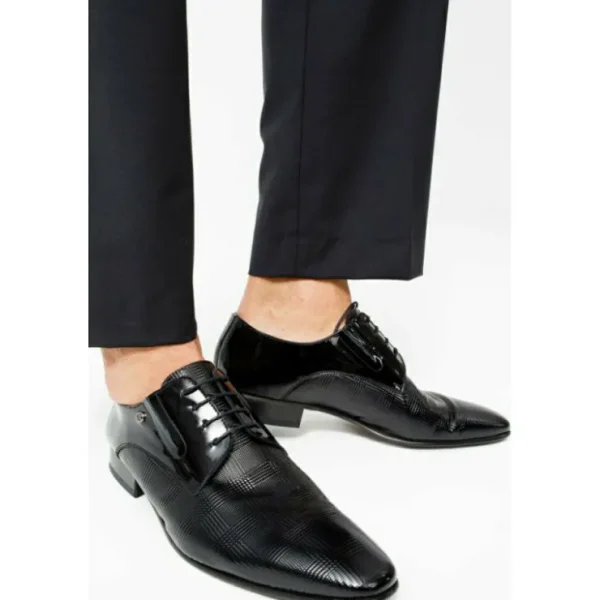vinci_leather_the_san_sev_7.webp Cheap Vinci Leather Shoes Vinci Leather The San Severo Patent Leather Derby Shoe (2002) Black