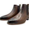 Cheap Vinci Leather Shoes Vinci Leather The Sirocco Leather Chelsea Dress Boot (14546) Brown