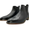 Clearance Vinci Leather Shoes Vinci Leather The Sirocco Leather Chelsea Dress Boot (14546) Black
