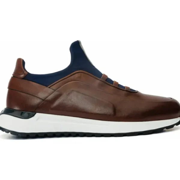 vinci_leather_the_sonoma__0-1.webp Sale Vinci Leather Shoes Vinci Leather The Sonoma Brown / Navy Blue Leather Sneaker (D2122T)