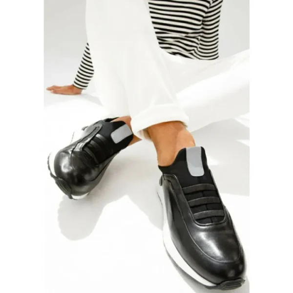 vinci_leather_the_sonoma__11.webp Hot Vinci Leather Shoes Vinci Leather The Sonoma Plain Leather Sneaker (D2122T) Black