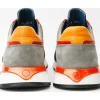 Shop Vinci Leather Shoes Vinci Leather The Sonoma Navy / Orange Leather Sneaker (15018)
