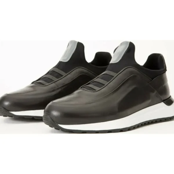 vinci_leather_the_sonoma__2-3.webp Hot Vinci Leather Shoes Vinci Leather The Sonoma Plain Leather Sneaker (D2122T) Black