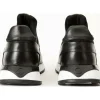 Hot Vinci Leather Shoes Vinci Leather The Sonoma Plain Leather Sneaker (D2122T) Black