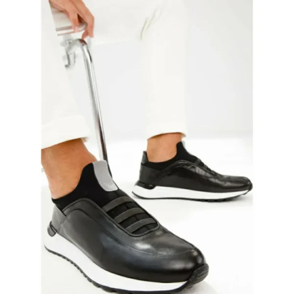 vinci_leather_the_sonoma__7-1.webp Hot Vinci Leather Shoes Vinci Leather The Sonoma Plain Leather Sneaker (D2122T) Black