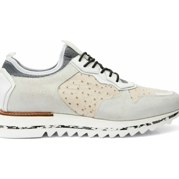 Fashion Vinci Leather Shoes Vinci Leather The Sopez Leather Sneaker (15135) White