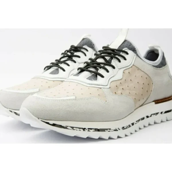 Fashion Vinci Leather Shoes Vinci Leather The Sopez Leather Sneaker (15135) White