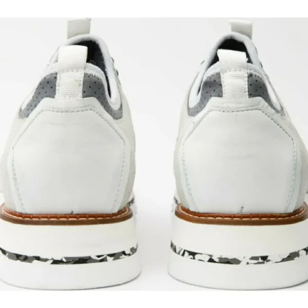 Fashion Vinci Leather Shoes Vinci Leather The Sopez Leather Sneaker (15135) White